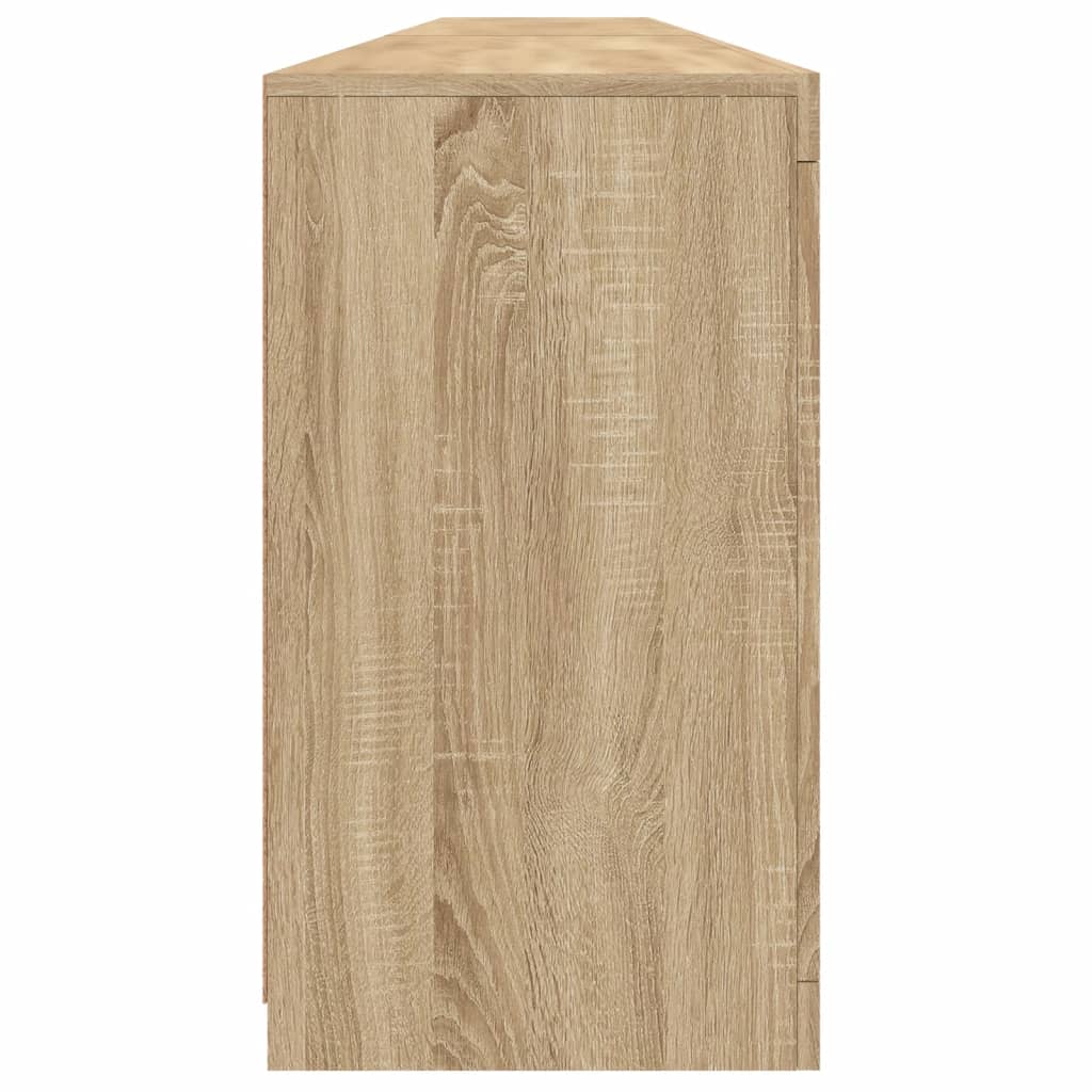 Sideboard With Led Lights 283X37X67 Cm