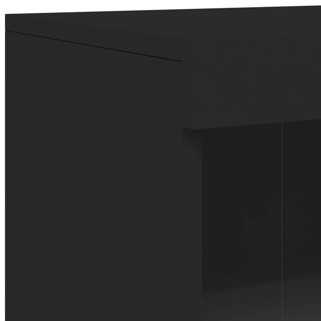 Sideboard With Led Lights 162X37X100 Cm