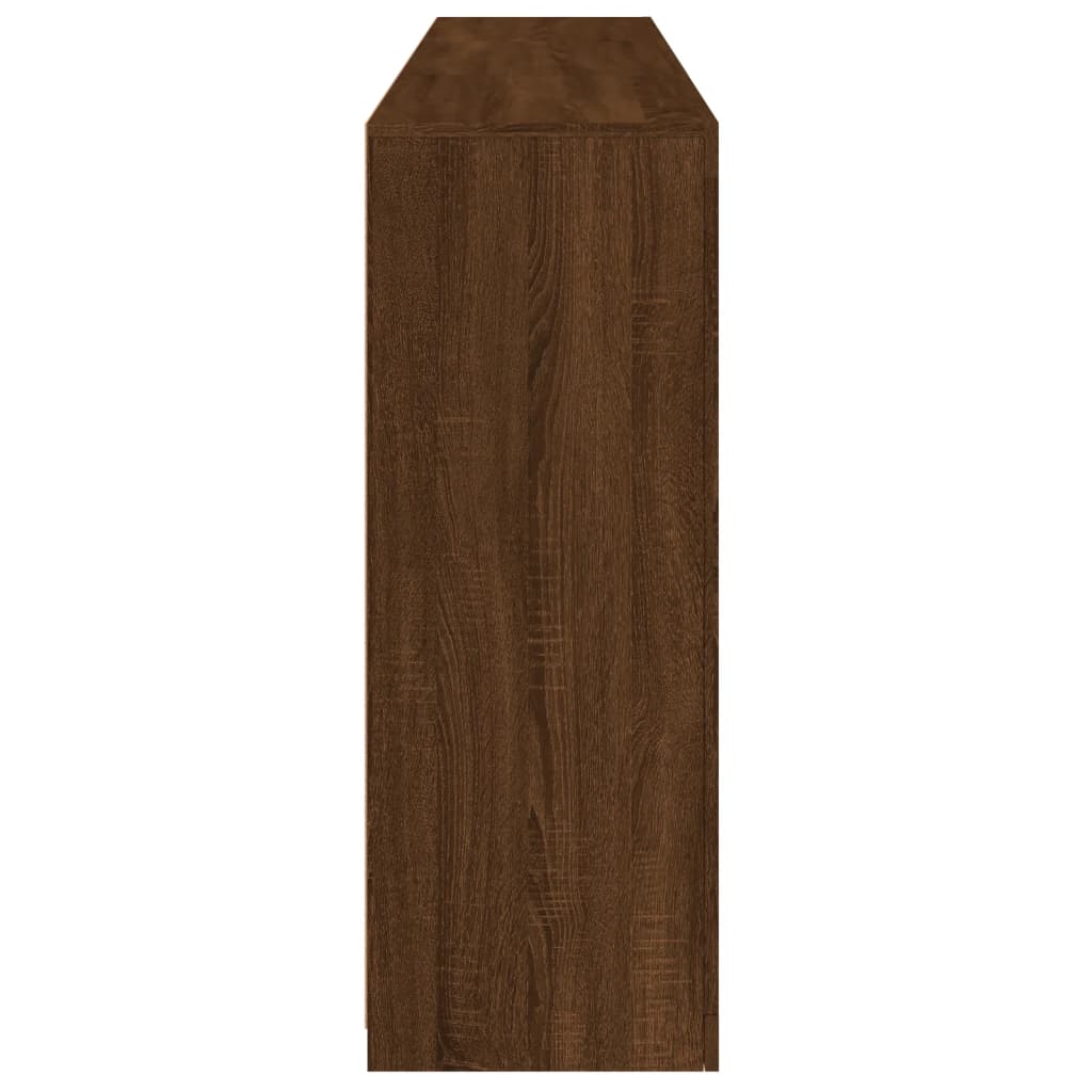 Sideboard With Led Lights 181.5X37X100 Cm