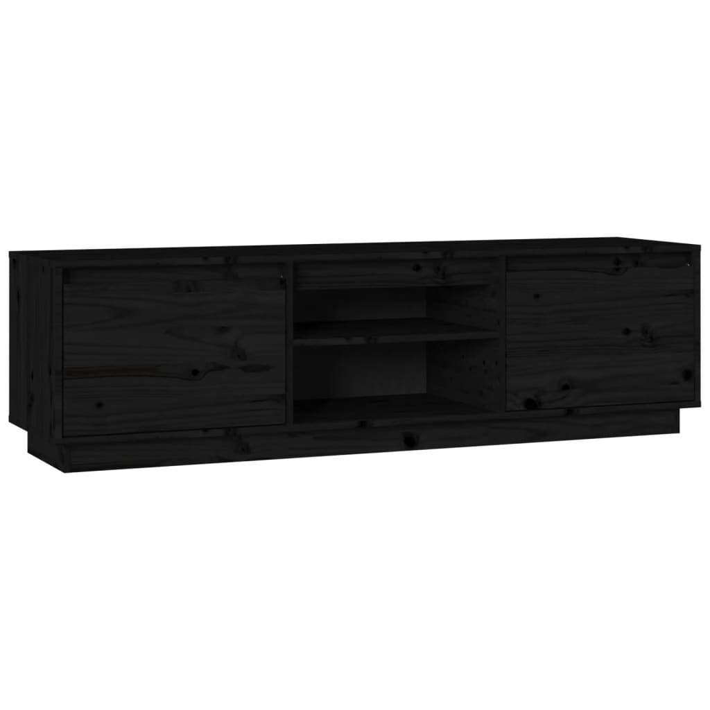 Tv Cabinet 140X35X40 Cm Solid Wood Pine