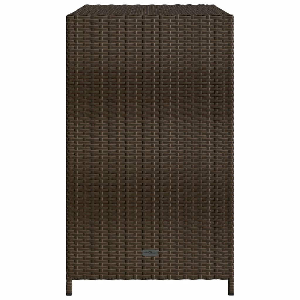 Garden Storage Cabinet 83X45X76 Cm Poly Rattan