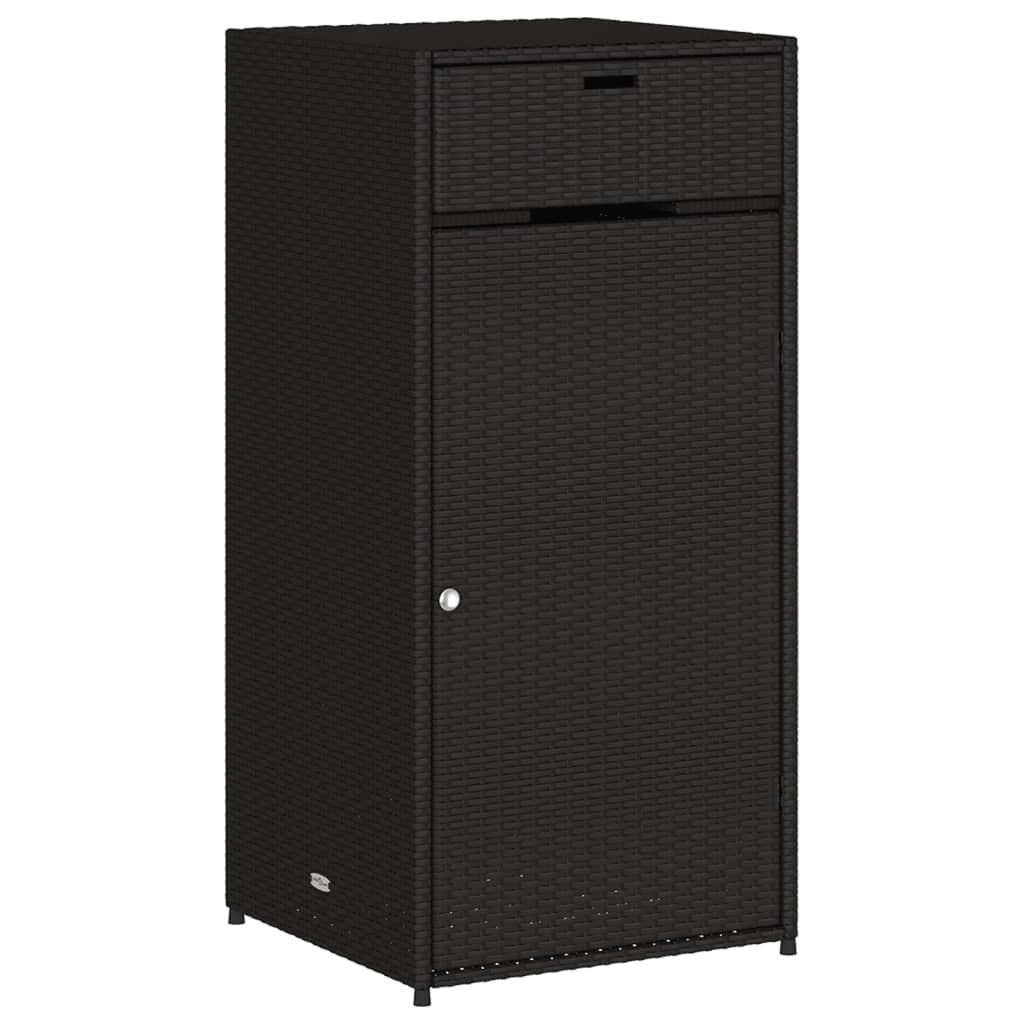 Garden Storage Cabinet Poly Rattan