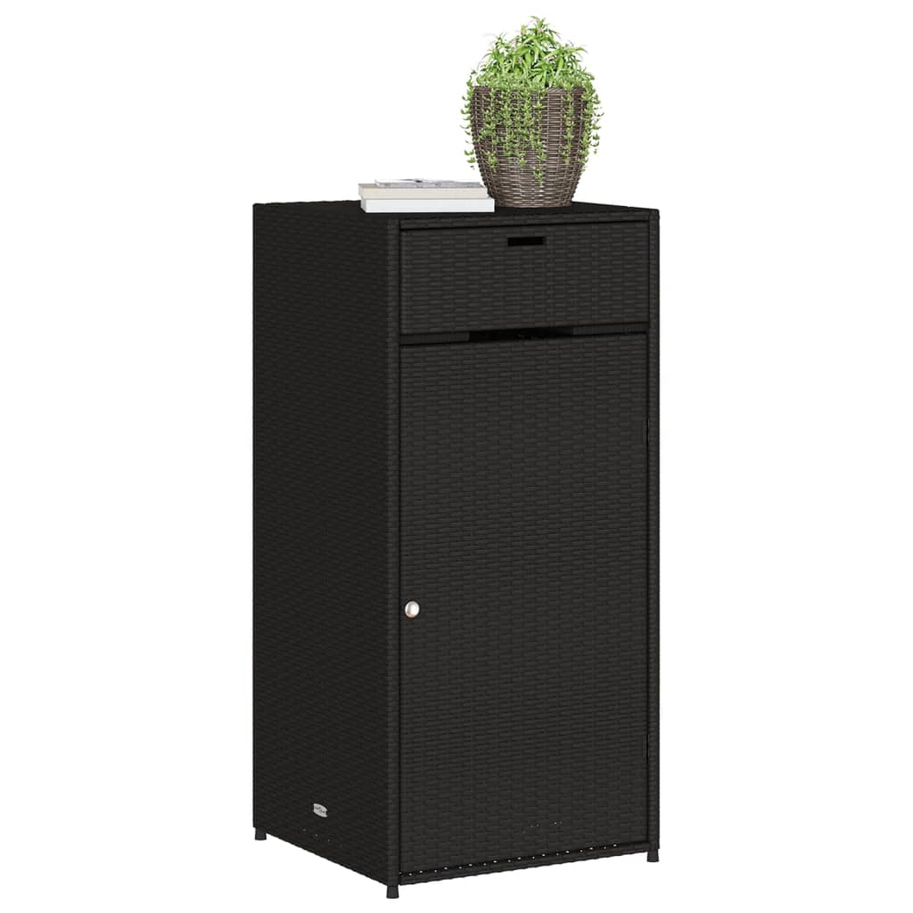 Garden Storage Cabinet Poly Rattan
