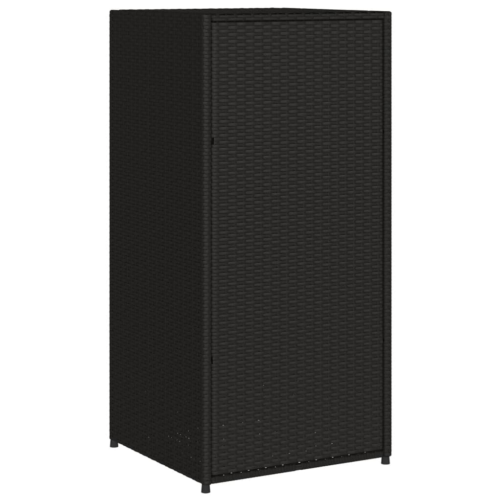 Garden Storage Cabinet Poly Rattan