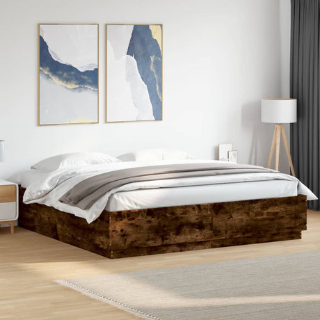 Bed Frame With Led Without Mattress