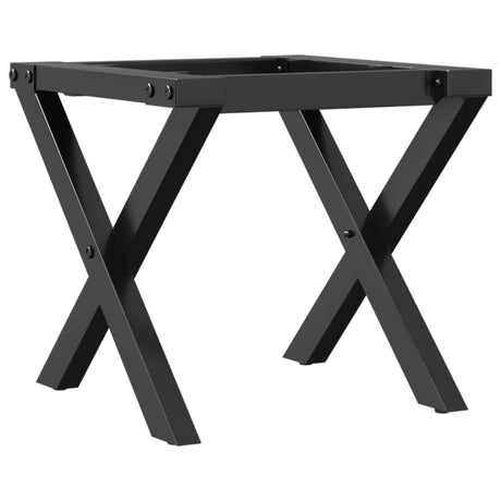 Coffee Table Legs X-Frame 40X40X33 Cm Steel