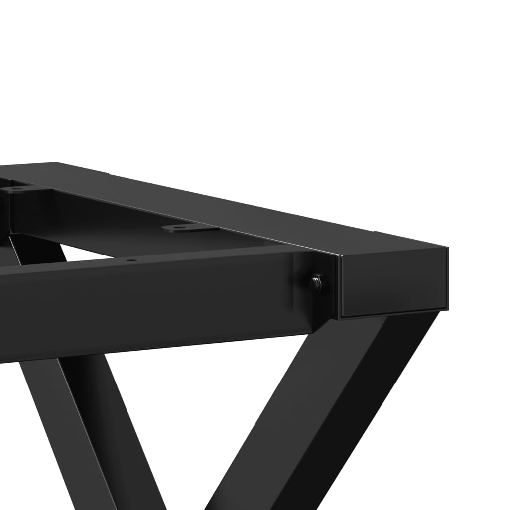 Coffee Table Legs X-Frame 40X40X33 Cm Steel