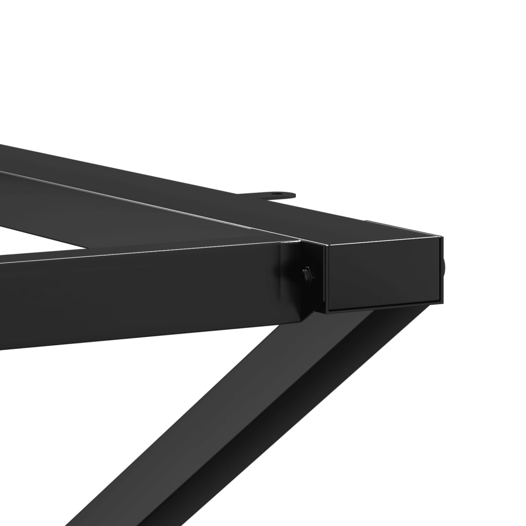 Coffee Table Legs X-Frame 70X60X43 Cm Steel