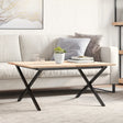 Coffee Table Legs X-Frame 70X60X43 Cm Steel