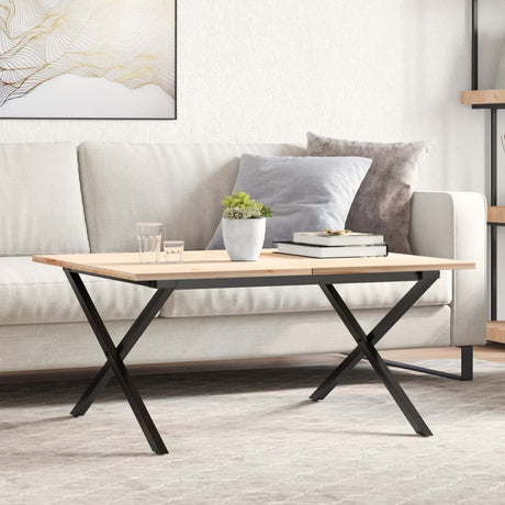 Coffee Table Legs X-Frame 70X60X43 Cm Steel