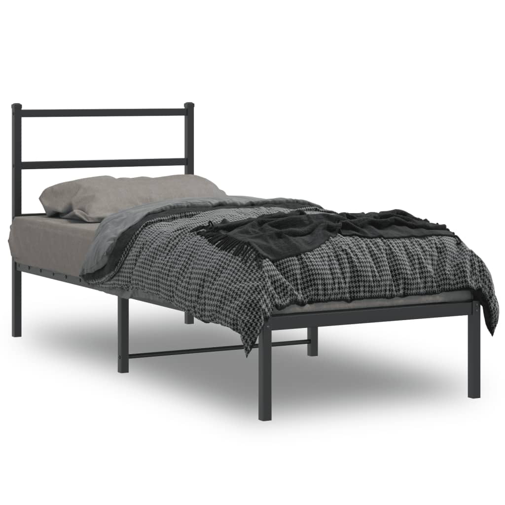 Metal Bed Frame Without Mattress 140X200Cm