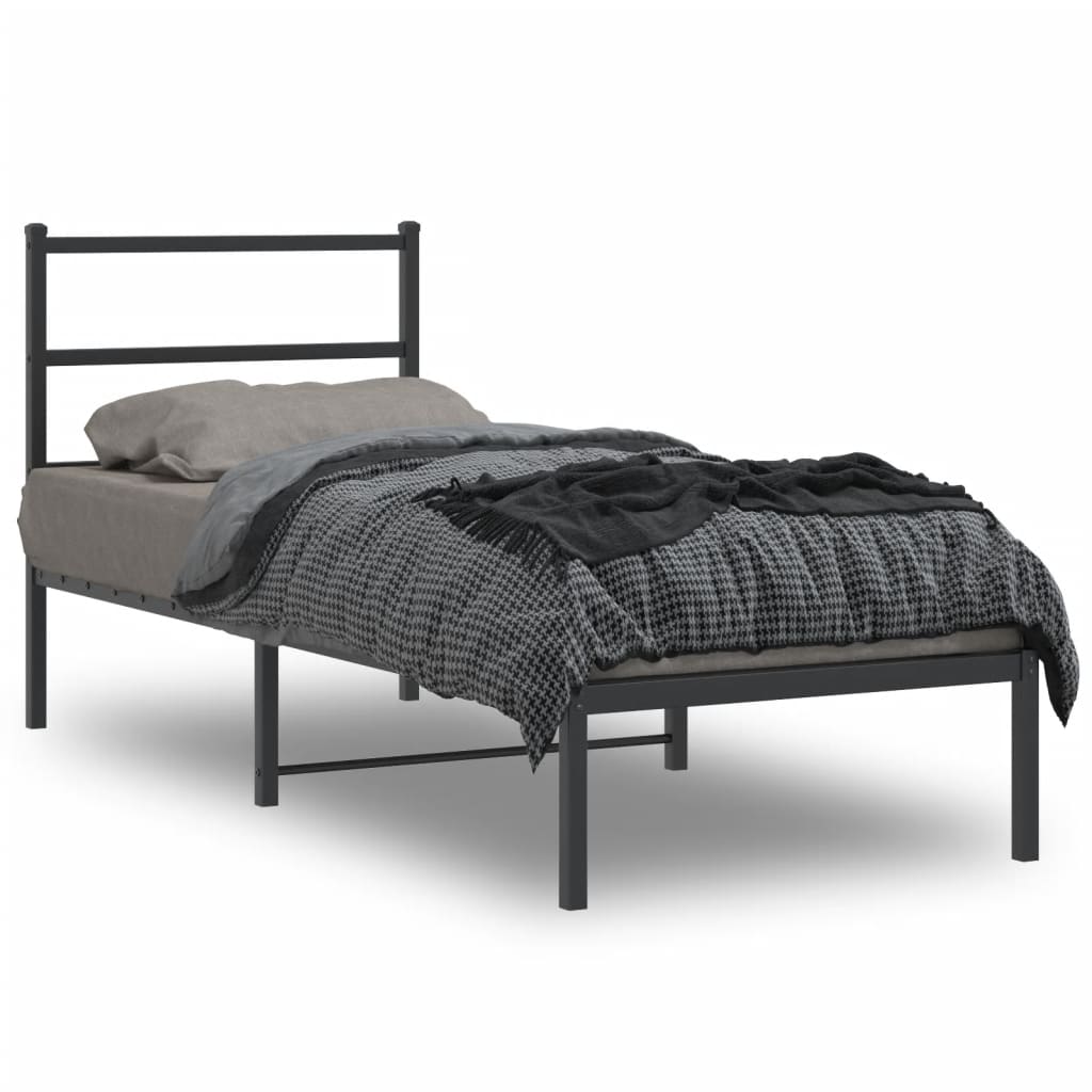 Metal Bed Frame Without Mattress 140X200Cm