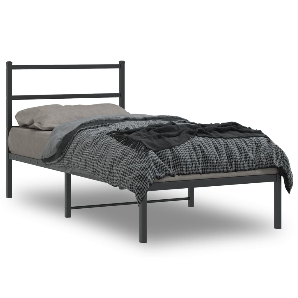 Metal Bed Frame Without Mattress 140X200Cm