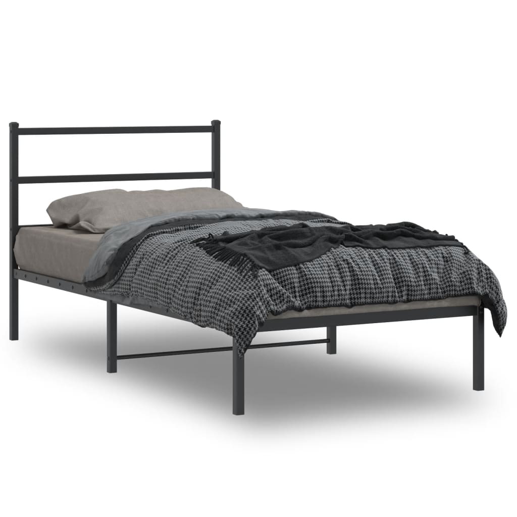 Metal Bed Frame Without Mattress 140X200Cm