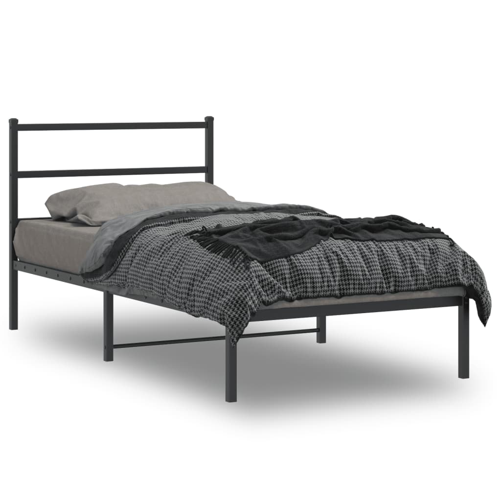 Metal Bed Frame Without Mattress 140X200Cm