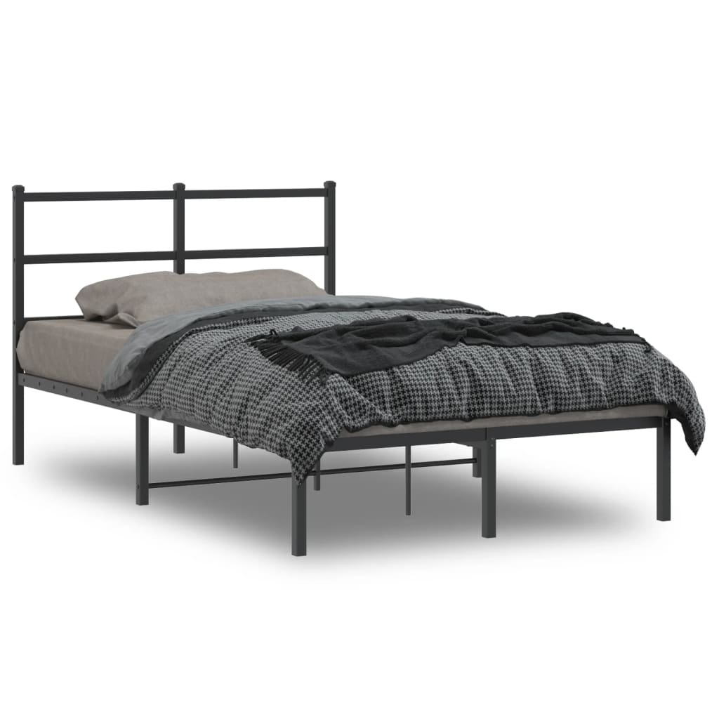 Metal Bed Frame Without Mattress 140X200Cm