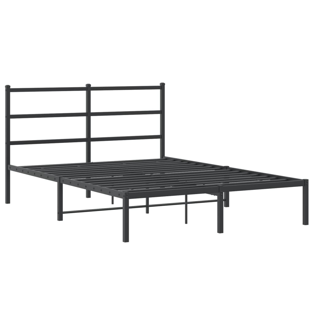 Metal Bed Frame Without Mattress 140X200Cm