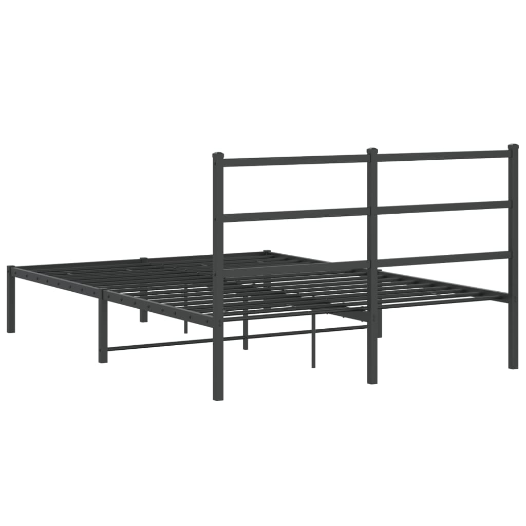 Metal Bed Frame Without Mattress 140X200Cm