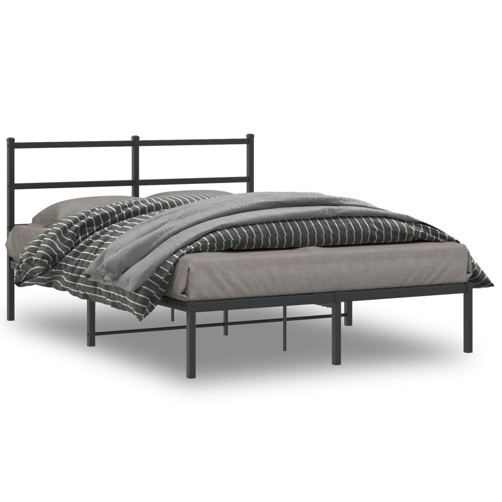 Metal Bed Frame Without Mattress 140X200Cm