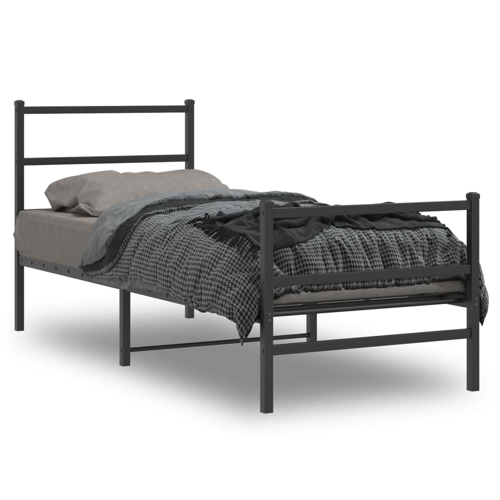 Metal Bed Frame Without Mattress 140X200Cm