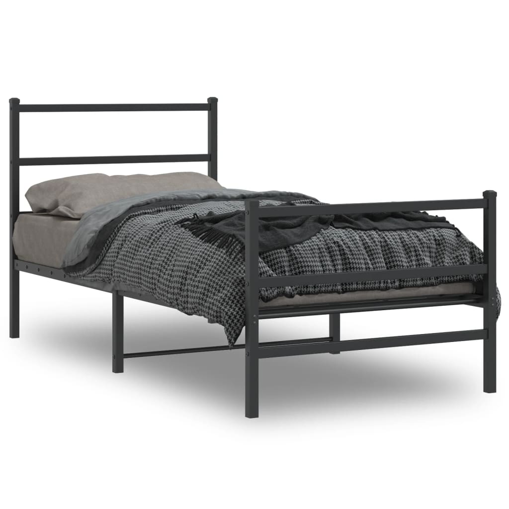 Metal Bed Frame Without Mattress 140X200Cm