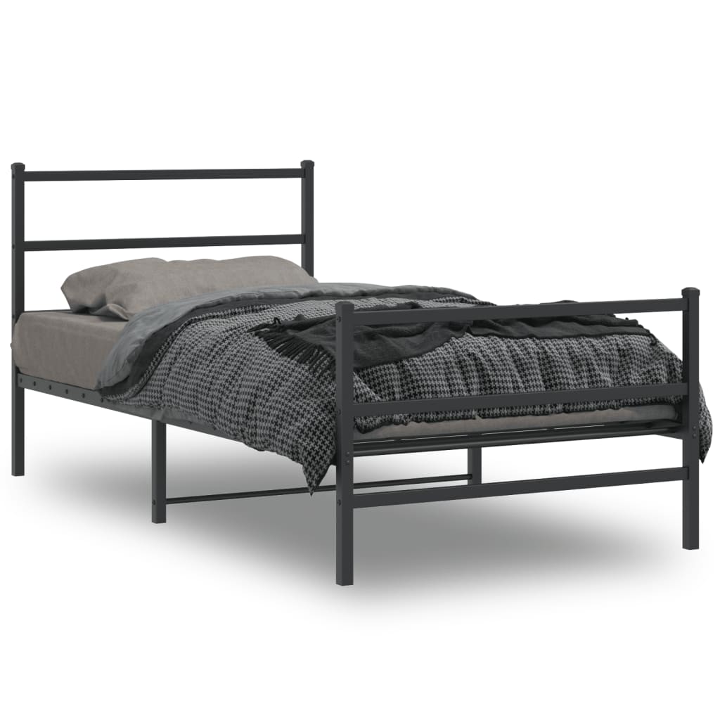 Metal Bed Frame Without Mattress 140X200Cm