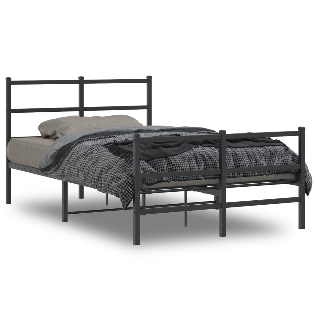 Metal Bed Frame Without Mattress 140X200Cm