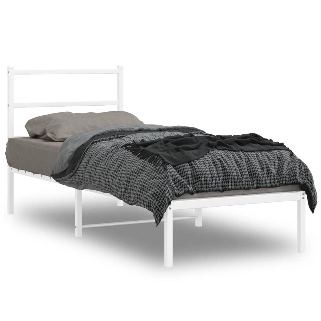 Metal Bed Frame Without Mattress 140X200Cm