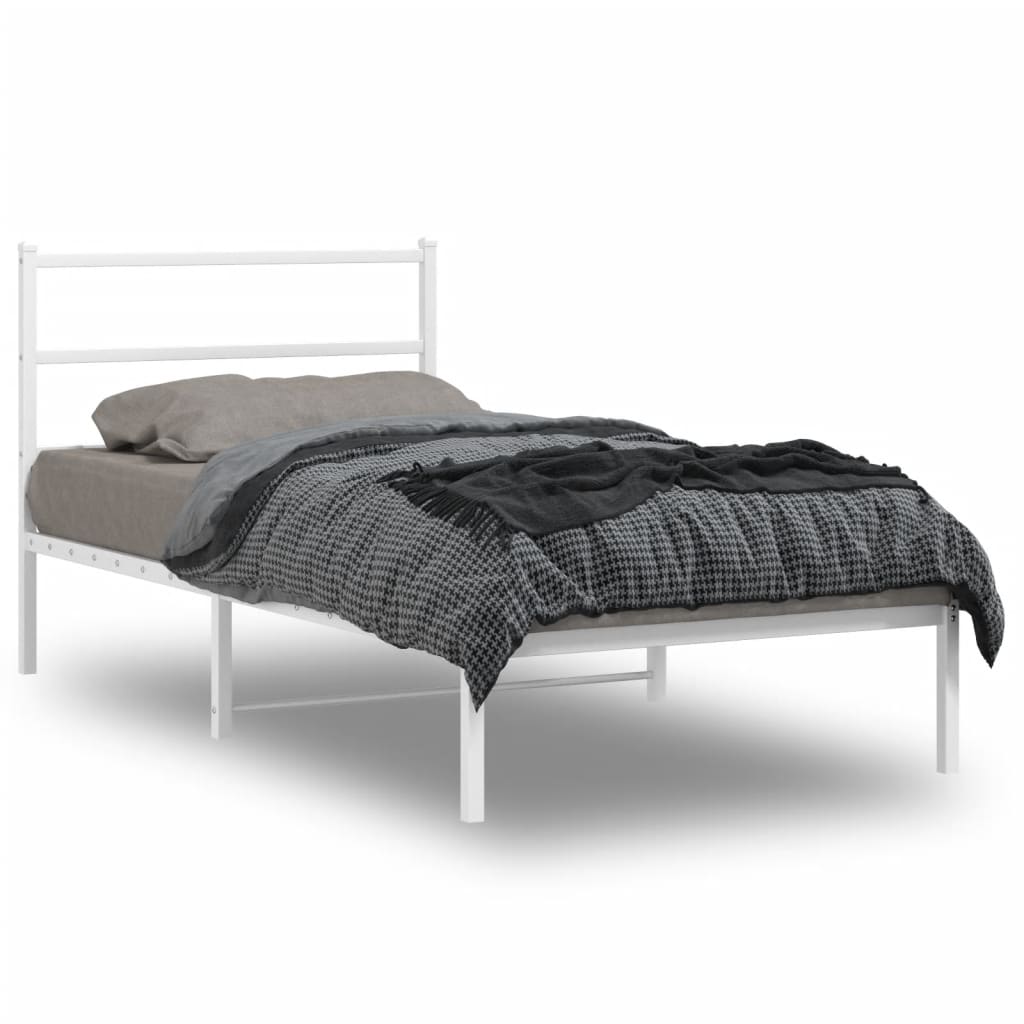 Metal Bed Frame Without Mattress 140X200Cm
