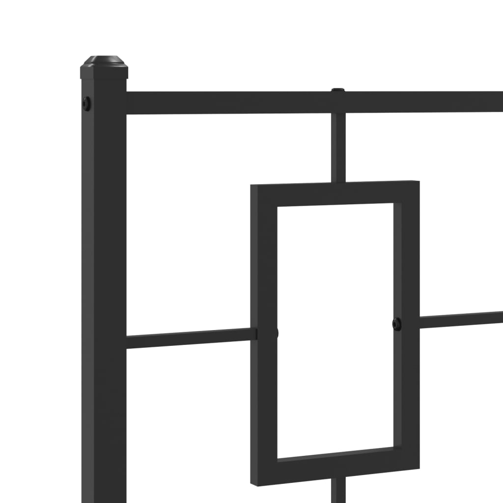 Metal Bed Frame Without Mattress 75X190Cm