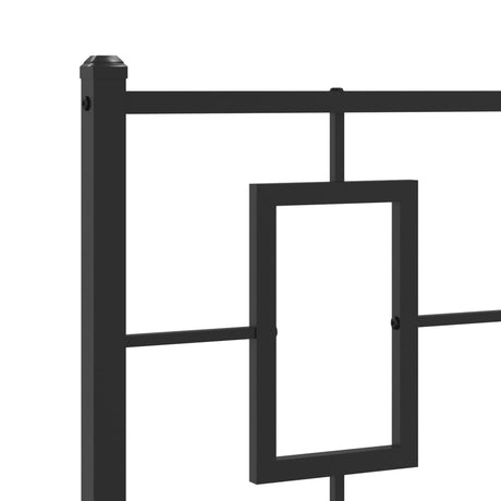Metal Bed Frame Without Mattress 75X190Cm