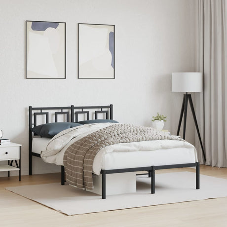 Metal Bed Frame Without Mattress 75X190Cm
