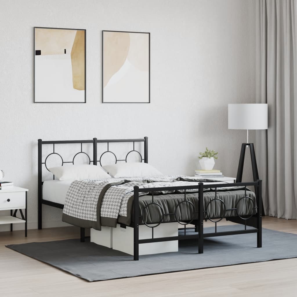 Metal Bed Frame Without Mattress 80X200Cm