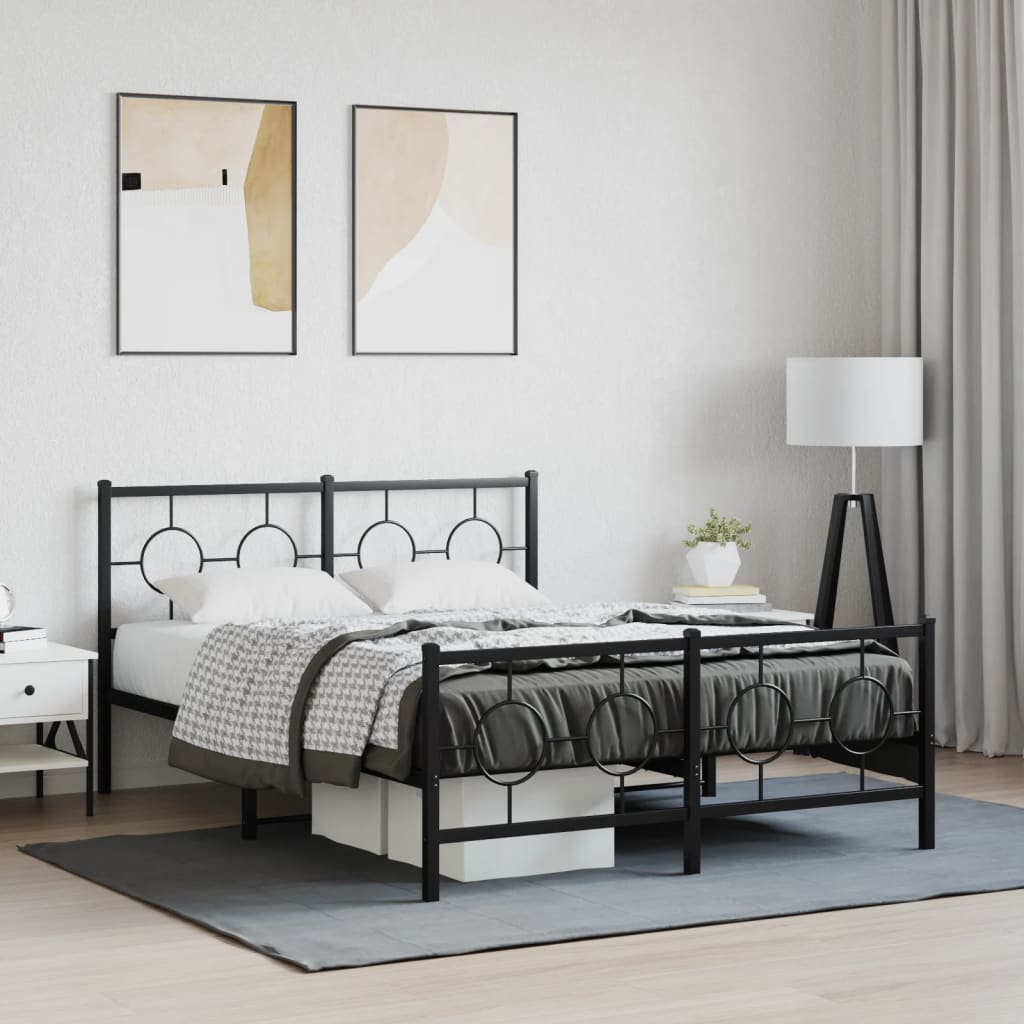 Metal Bed Frame Without Mattress 80X200Cm