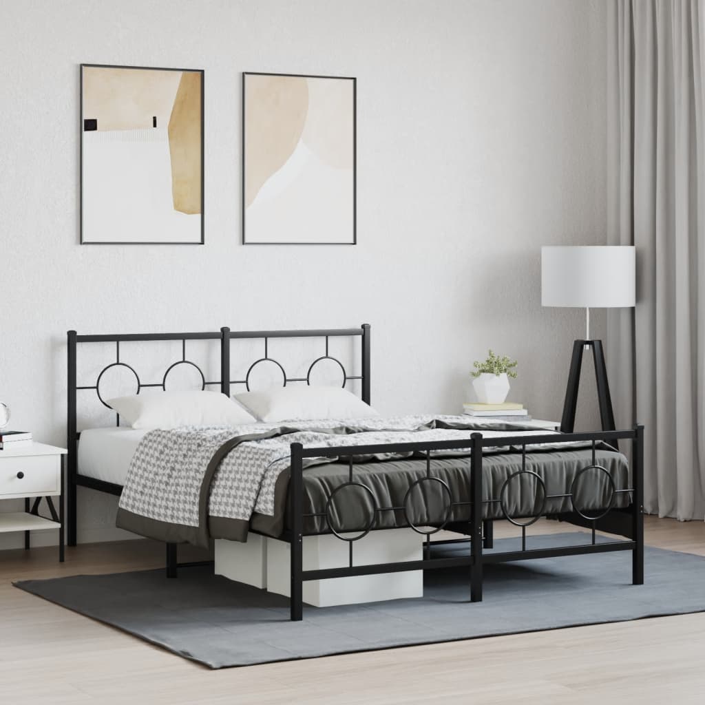 Metal Bed Frame Without Mattress 80X200Cm