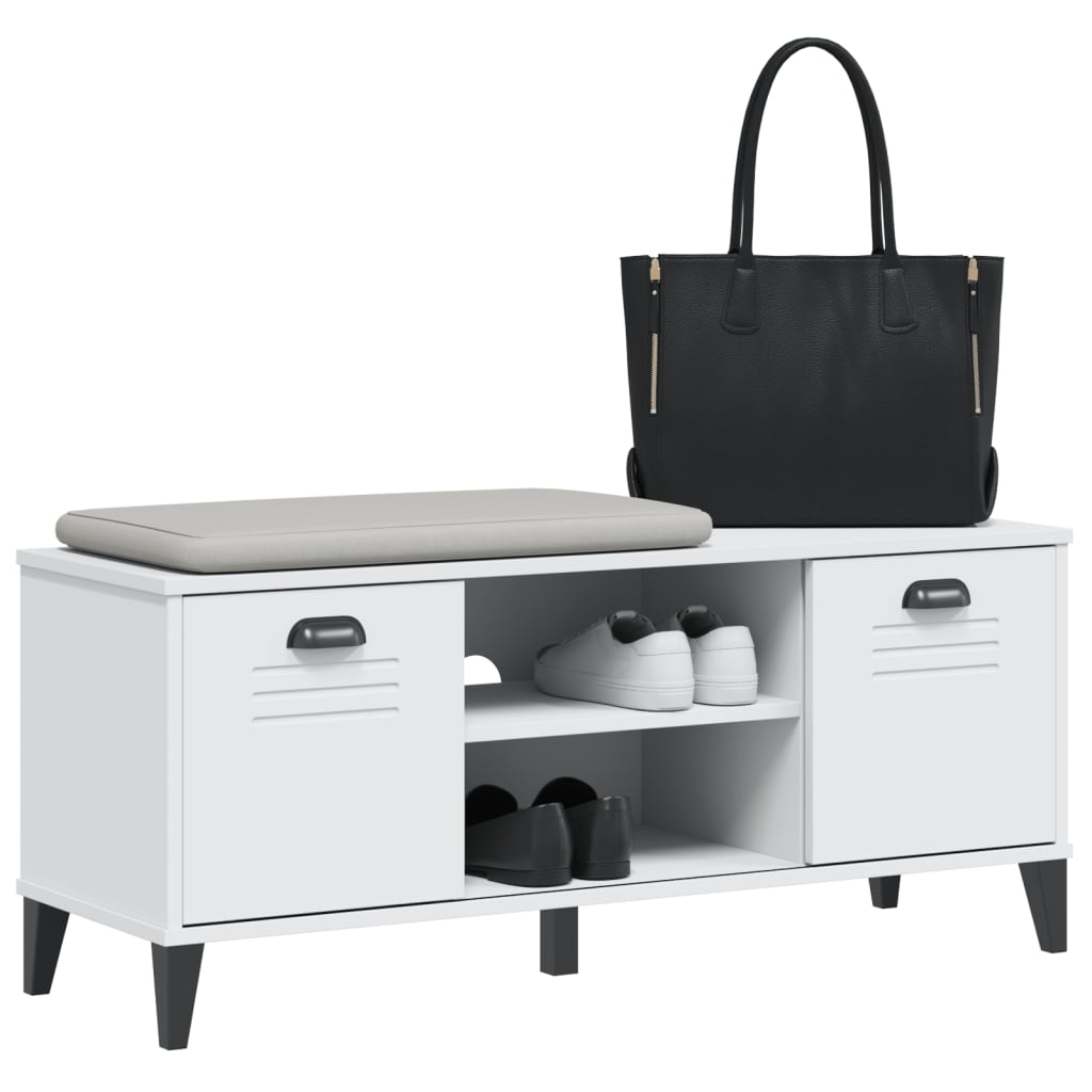 Shoe Bench Viken 106X35X45 Cm Engineered Wood