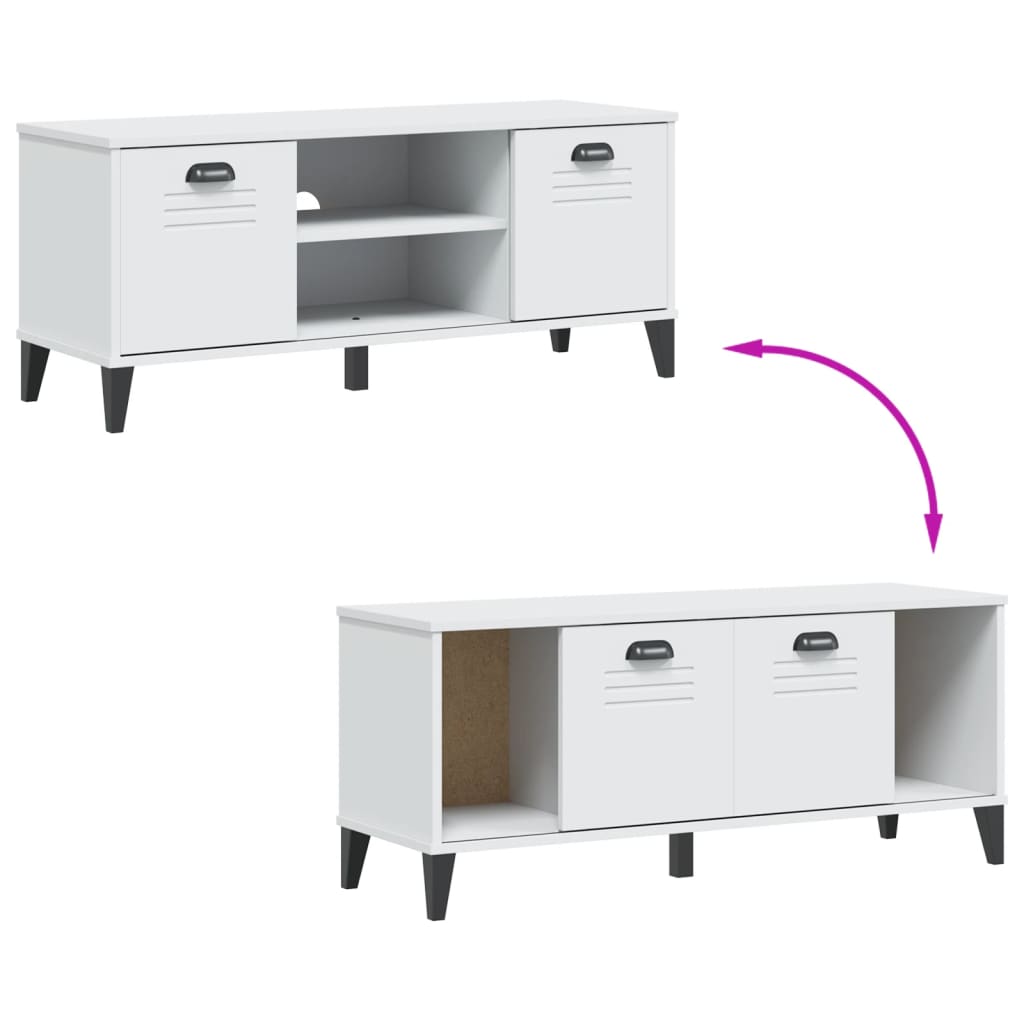 Shoe Bench Viken 106X35X45 Cm Engineered Wood