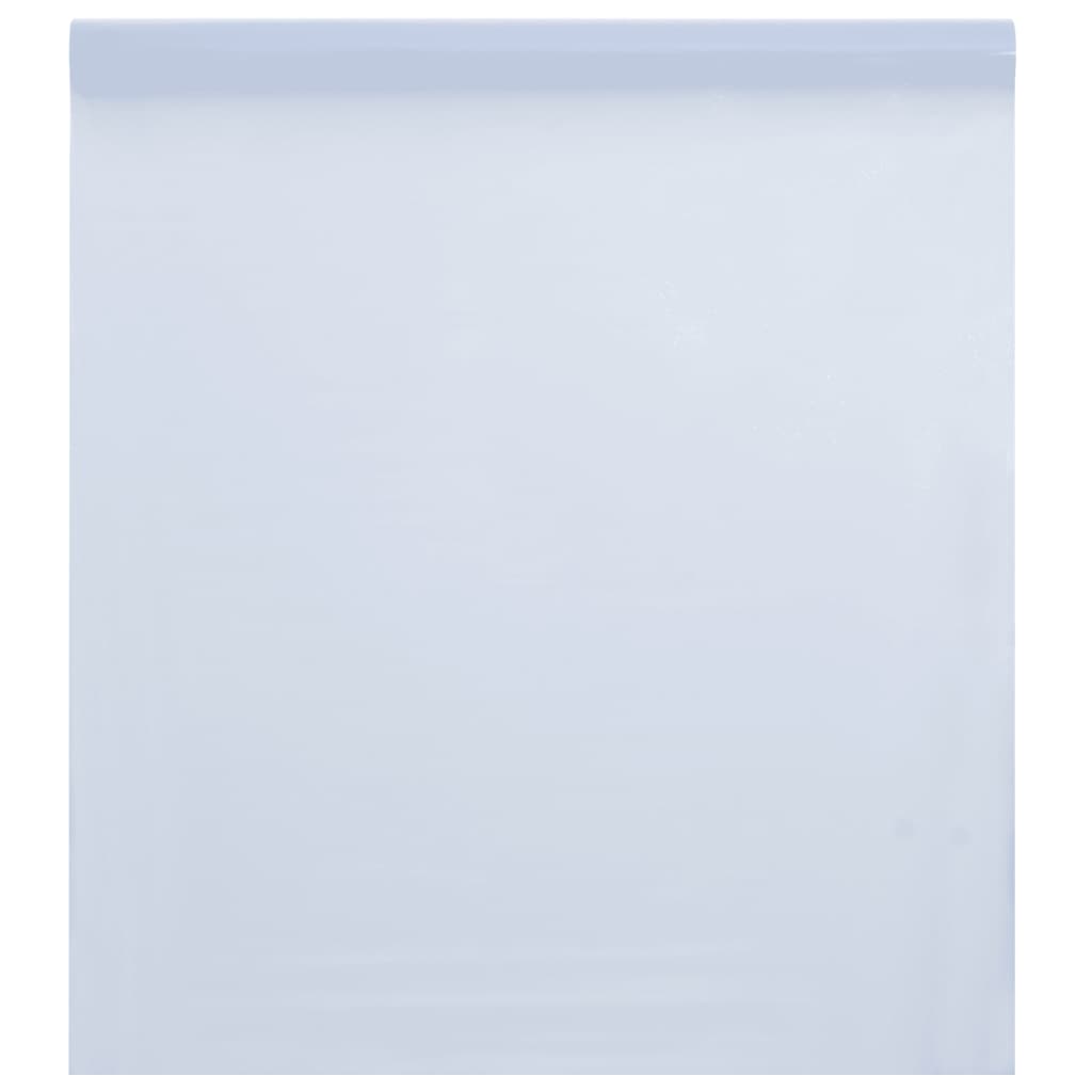 Window Film Static Frosted Transparent Grey 45X500 Cm Pvc