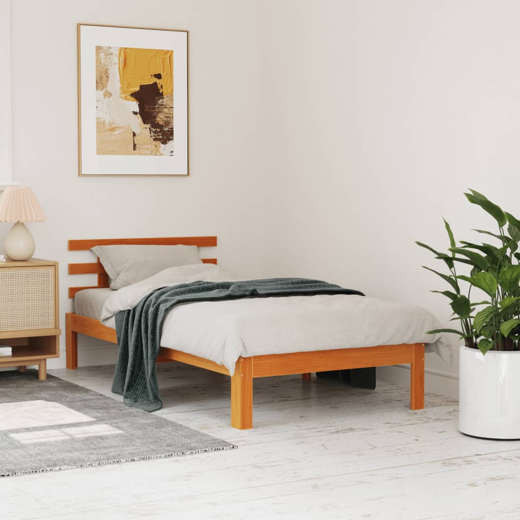 Bed Frame Without Mattress Solid Wood