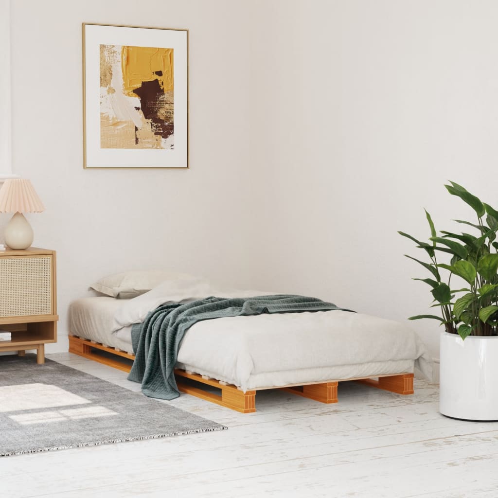 Pallet Bed Without Mattress Super King Size Solid Wood