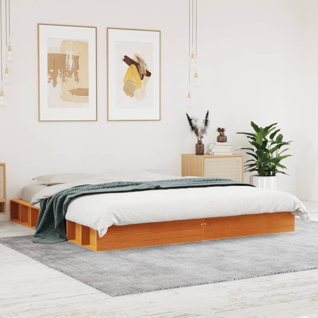 Bed Frame Without Mattress Single Single Solid Wood