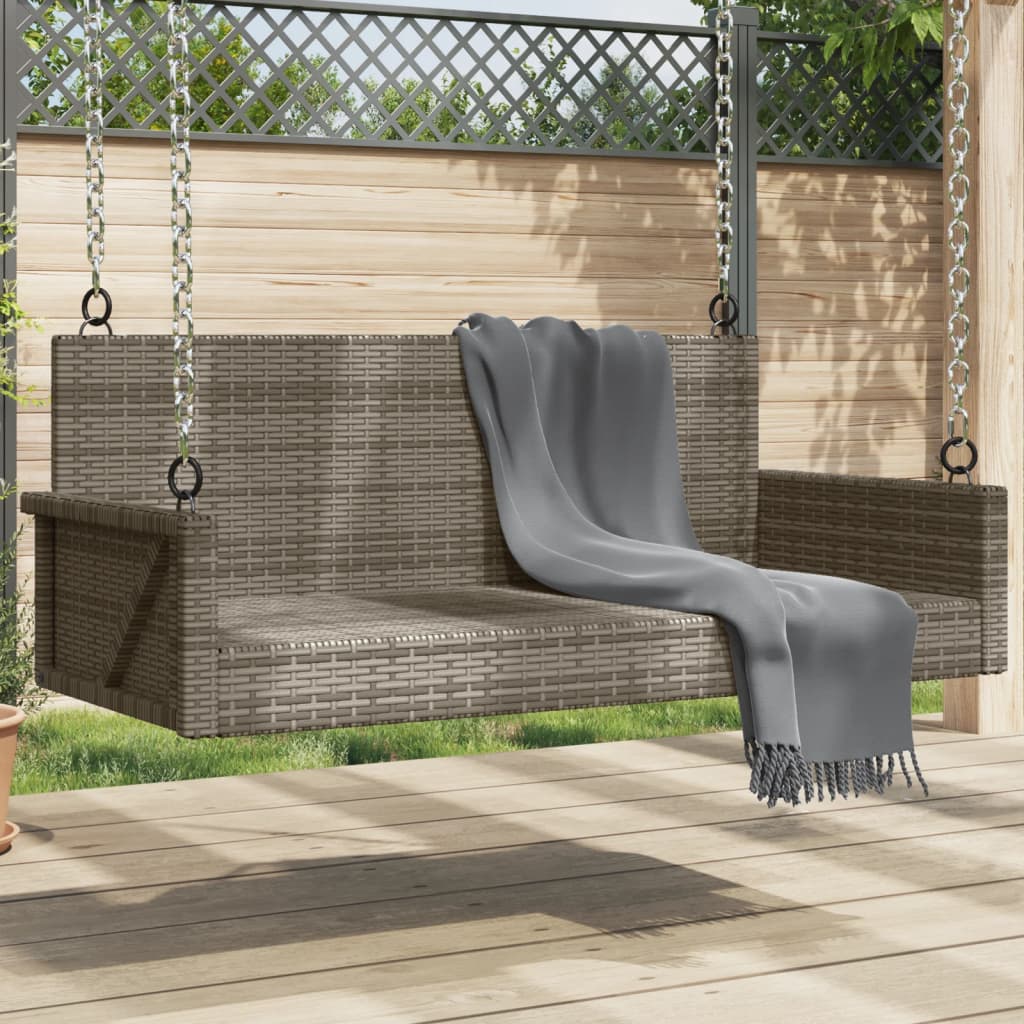 Swing Bench 119X56X48 Cm Poly Rattan
