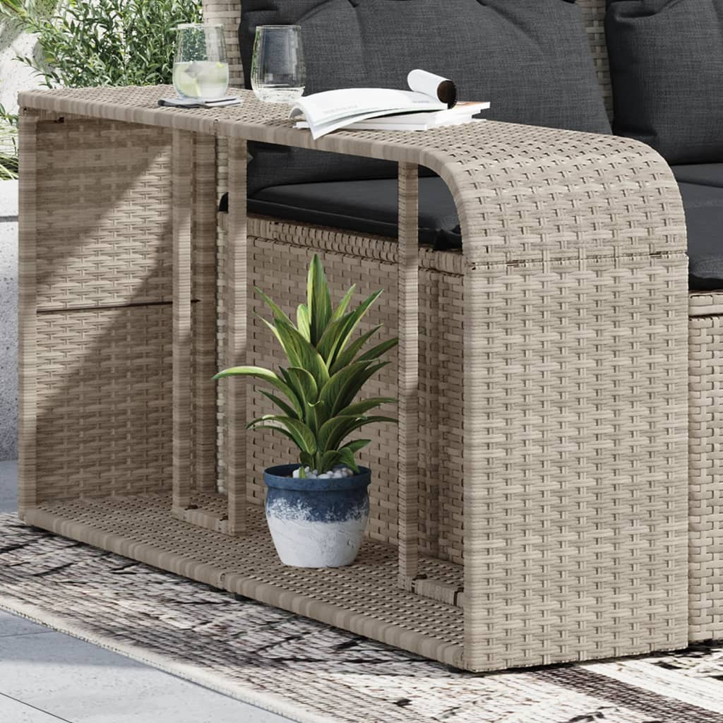 Storage Shelves 2 Pcs Poly Rattan