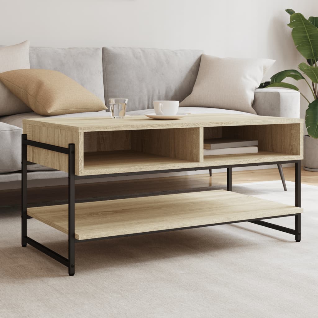 Coffee Table 90X50X45 Cm Engineered Wood