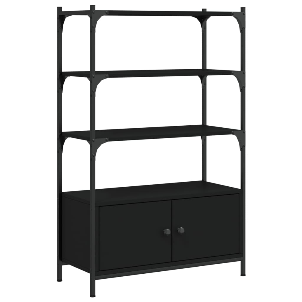 Bookcase 3-Tier 70X30X109.5 Cm Engineered Wood