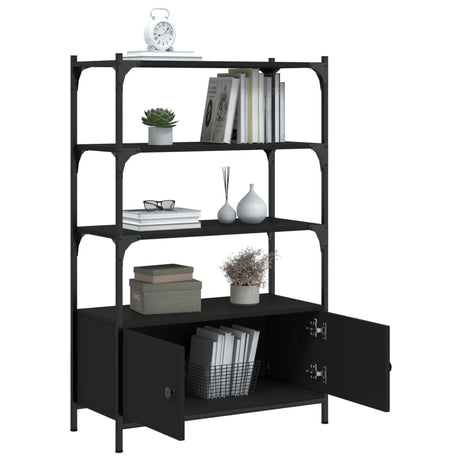 Bookcase 3-Tier 70X30X109.5 Cm Engineered Wood
