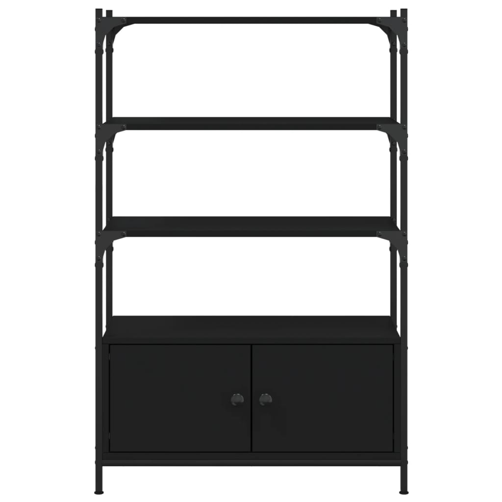 Bookcase 3-Tier 70X30X109.5 Cm Engineered Wood