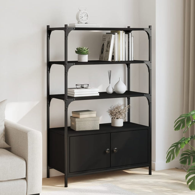 Bookcase 3-Tier 70X30X109.5 Cm Engineered Wood