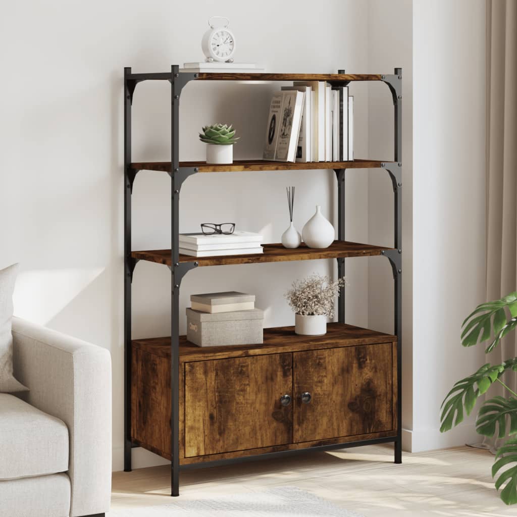 Bookcase 3-Tier 70X30X109.5 Cm Engineered Wood