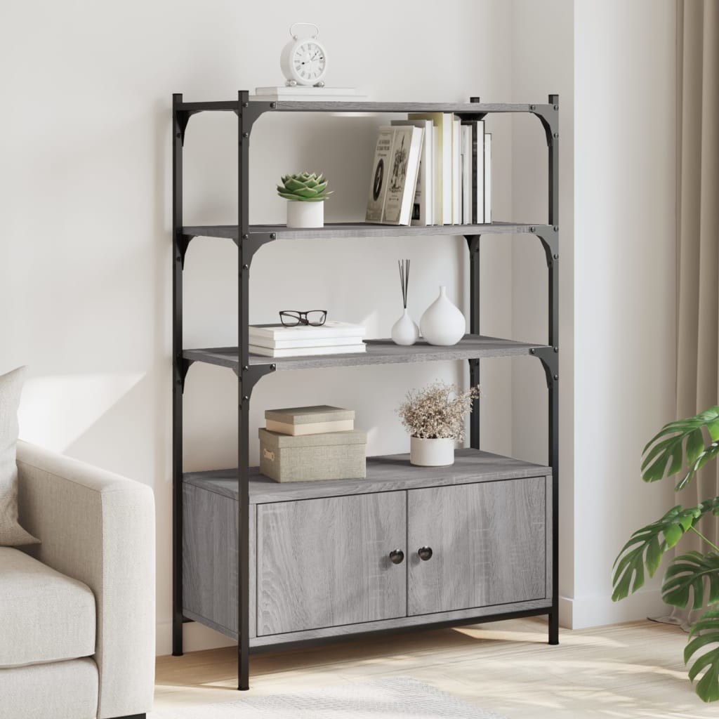 Bookcase 3-Tier 70X30X109.5 Cm Engineered Wood